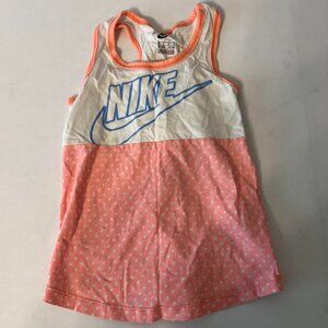 Girls pink and blue Nike tank top